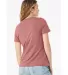 Bella + Canvas 6400 Womens Relaxed Short Cotton Je in Mauve back view