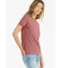 Bella + Canvas 6400 Womens Relaxed Short Cotton Je in Mauve side view