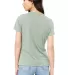 Bella + Canvas 6400 Womens Relaxed Short Cotton Je in Dusty blue back view