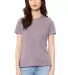 Bella + Canvas 6400 Womens Relaxed Short Cotton Je in Orchid front view