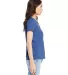 Bella + Canvas 6400CVC Womens relaxed short sleeve in Heather true roy side view