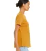 Bella + Canvas 6400CVC Womens relaxed short sleeve in Heather mustard side view