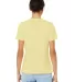 Bella + Canvas 6400CVC Womens relaxed short sleeve in Hth frnch vanlla back view