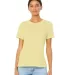 Bella + Canvas 6400CVC Womens relaxed short sleeve in Hth frnch vanlla front view