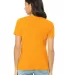 Bella + Canvas 6400CVC Womens relaxed short sleeve in Hthr marmalade back view