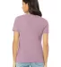 Bella + Canvas 6400CVC Womens relaxed short sleeve in Hthr prism lilac back view