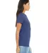 Bella + Canvas 6413 Women’s Relaxed Fit Triblend in Tr royal triblnd side view