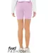 Bella + Canvas 0814 Ladies' High Waist Biker Short in Lilac back view