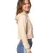 4150 Womens Crop Hoodie in Dust