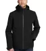 Eddie Bauer EB656    WeatherEdge   3-in-1 Jacket Black/Storm Gy front view