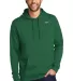 Nike CJ1611  Club Fleece Pullover Hoodie Dark Green front view