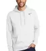 Nike CJ1611  Club Fleece Pullover Hoodie White front view