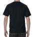 Alstyle 1301 Heavyweight Plain T Shirt by American in Black back view