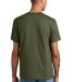 Alstyle 1301 Heavyweight T Shirt by American Appar in Military green back view