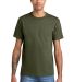 Alstyle 1301 Heavyweight T Shirt by American Appar in Military green front view