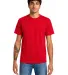 Alstyle 1301 Heavyweight Plain T Shirt by American in Red