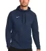 Nike CN9473  Therma-FIT Pullover Fleece Hoodie Tm Navy front view