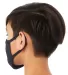 Bella + Canvas TT044Y Youth 2-Ply Reusable Face Ma in Heather navy back view