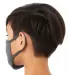 Bella + Canvas TT044Y Youth 2-Ply Reusable Face Ma in Deep heather back view