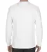 Alstyle 1304 Adult Long Sleeve T Shirt by American White back view