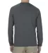 Alstyle 1304 Adult Long Sleeve T Shirt by American Charcoal back view