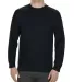 Alstyle 1304 Adult Long Sleeve T Shirt by American Black front view
