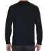 Alstyle 1304 Adult Long Sleeve T Shirt by American Black back view