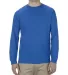 Alstyle 1304 Adult Long Sleeve T Shirt by American Royal Blue front view