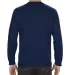 Alstyle 1304 Adult Long Sleeve T Shirt by American True Navy back view