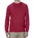 Alstyle 1304 Adult Long Sleeve T Shirt by American Cardinal front view