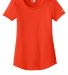 New Era LNEA200 Ladies Series Performance Scoop Te in Deep solid orange