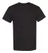Alstyle 1305 Adult Pocket Tee Black front view