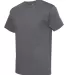 Alstyle 1305 Adult Pocket Tee Charcoal side view