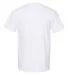 Alstyle 1305 Adult Pocket Tee White back view