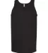Alstyle 1307 Adult Tank Top Black front view
