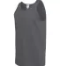 Alstyle 1307 Adult Tank Top Charcoal side view