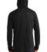 New Era NEA131     Tri-Blend Performance Pullover  Black Solid back view