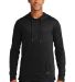 New Era NEA131     Tri-Blend Performance Pullover  Black Solid front view