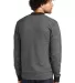 New Era NEA503     French Terry Baseball Full-Zip in Black twist/bk back view