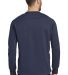 New Era NEA521     Venue Fleece Crew True Navy back view