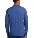 New Era NEA123     Sueded Cotton Blend 1/4-Zip Pul Royal Heather back view