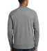 New Era NEA123     Sueded Cotton Blend 1/4-Zip Pul Shadow Grey He back view
