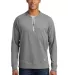 New Era NEA123     Sueded Cotton Blend 1/4-Zip Pul Shadow Grey He front view