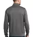 New Era NEA530     Performance Terry Full-Zip Graphite Hthr back view