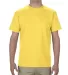 Alstyle 1701 Adult T Shirt by American Apparel Yellow front view