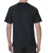 Alstyle 1701 Adult T Shirt by American Apparel Black back view