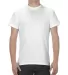 1901 ALSTYLE Adult Short Sleeve Tee White front view