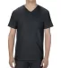 5300 ALSTYLE Adult V-neck Tee Black front view