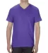 5300 ALSTYLE Adult V-neck Tee Purple front view