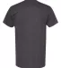 5300 ALSTYLE Adult V-neck Tee Charcoal Heather back view